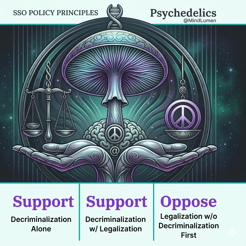 SSO Policy Principles — Support Decriminalization, Oppose Legalization Without Decriminalization